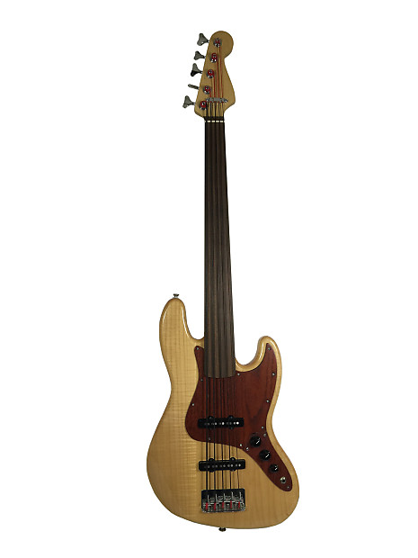 5 string shop fretless jazz bass