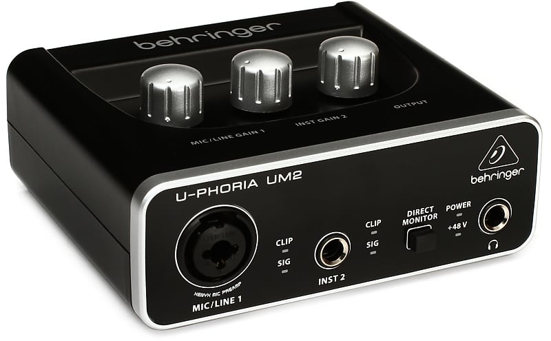 Behringer U-Phoria UM2 USB Audio Interface (2-pack) Bundle image 1