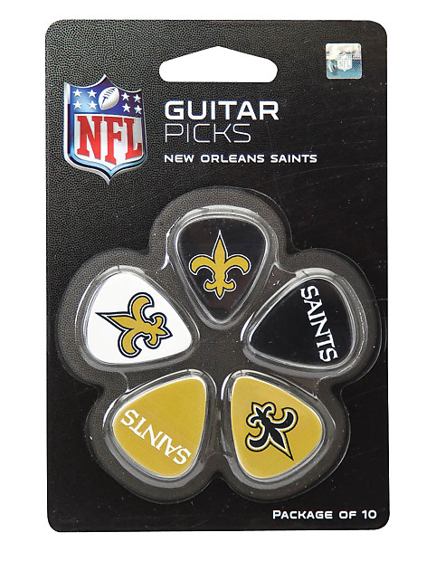 Woodrow New Orleans Saints Guitar Picks (10) image 1