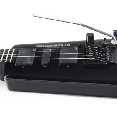 1997 Steinberger GL7TA Trans Trem Headless Electric Guitar | Original Hard Case and Tags, Black, CLEAN! image 15