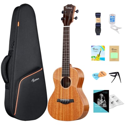 Batking Tenor Ukulele Electric 26 inch Blackwood Ukelele Kit with Truss Rod  with EQ with Gig Bag