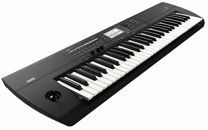 KORG i3 Music Workstation Arranger Keyboard, Black image 1
