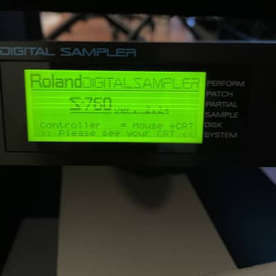 Roland S-760 Digital Sampler 1994 - 1998 - Black