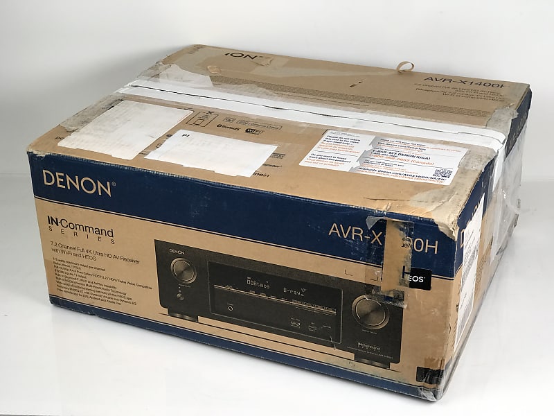 Denon AVR-X1400H 7.2 Channel Receiver, Dolby Atmos, AirPlay 2