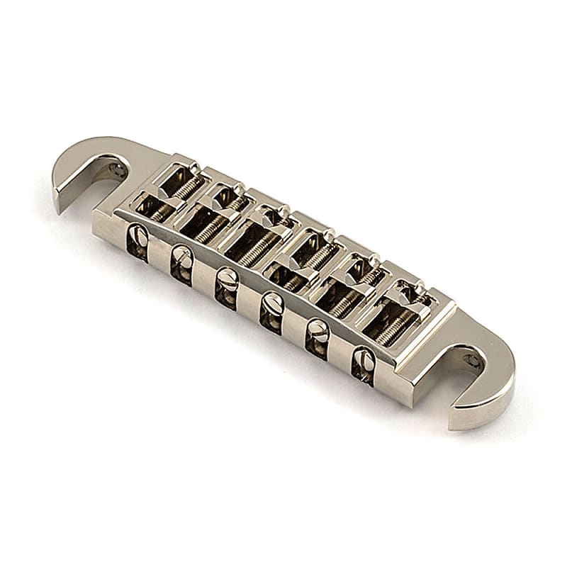 ABM 3024 Adjustable Wraparound Bridge Tailpiece (Nickel, Brass