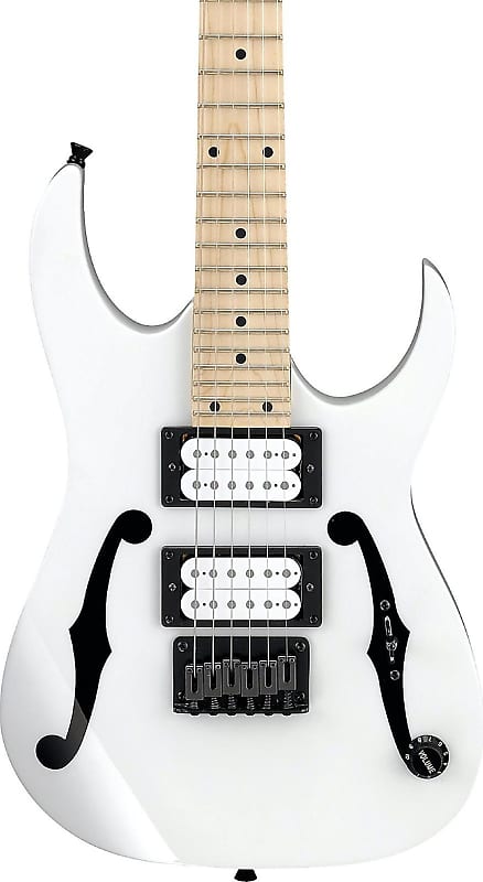 Ibanez PGMM31 Paul Gilbert Signature Mikro Series Electric Guitar, White image 1