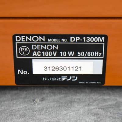 Denon DP-1300M Direct Drive Turntable in Excellent Condition imagen 15