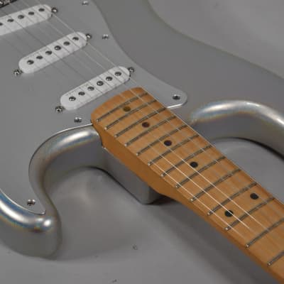 2022 Fender H.E.R. Stratocaster Chrome Glow Finish Electric Guitar w/Bag image 5