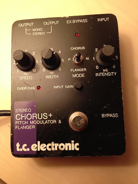 TC Electronic Stereo Chorus/Flanger vintage Black | Reverb