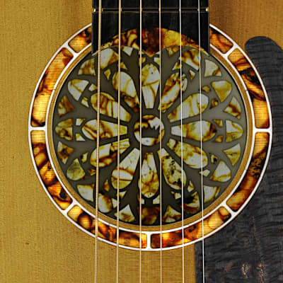 Turkowiak double-top GA acoustic guitar #524 - "Black Diamond" tier image 4