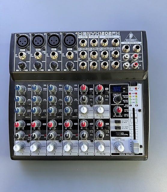 値下！behringer XENYX1202FX中古 Behringer XENYX 1202FX 12 CH Mixer with Effects | 3-Band