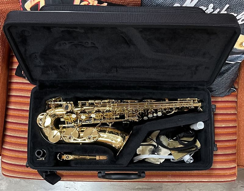 Yamaha YAS-480 Golden lacquered in Eb contralto sax image 1