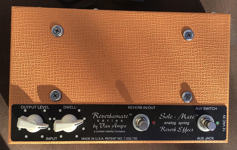 【廃盤・美品】VanAmps Sole-Mate Reverbスプリングリバーブ 廃盤・美品】VanAmps Sole-Mate Reverbスプリングリバーブ