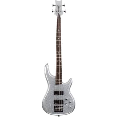 Daisy Rock DR6772 Rock Candy 4-String Electric Bass Guitar, Diamond Sparkle image 1