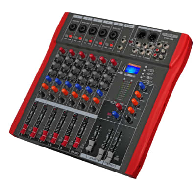 Ammoon 80S-USB 8-Channel Digtal Mic Line Audio Mixer Console for Recording  NEW | Reverb