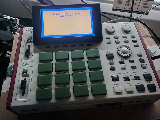 Akai MPC 1000 - upgraded pads, memory and screen w/ JJOS