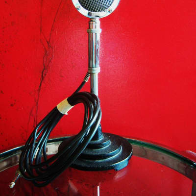 Vintage 1940's Astatic DNHZ dynamic microphone Hi Z harp mic w accessories  Ham Radio JT30 T-3 Omar Bradley # 3