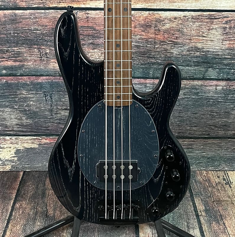 Sterling by Music Man StingRay Ray34 ASH-M2 Electric Bass- Black