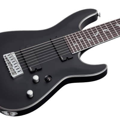 Schecter Damien Platinum 8 Satin Black E-Gitarre image 5