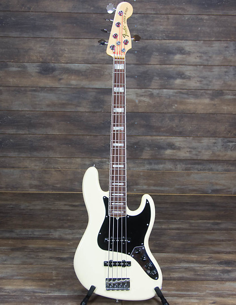 Fender American Deluxe Jazz Bass V 2011 White | Reverb Italia