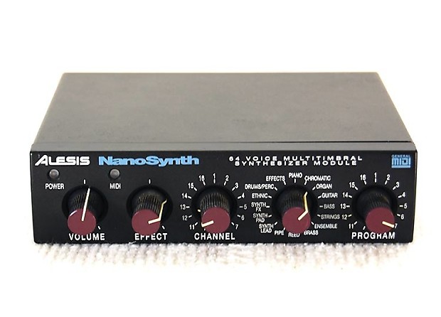 Vintage Original 1987 Alesis NanoSynth MIDI Synth Sound