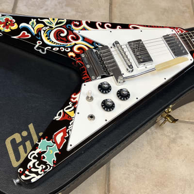 2006 Gibson Custom Shop "Inspired By" Jimi Hendrix Psychedelic Flying V for sale