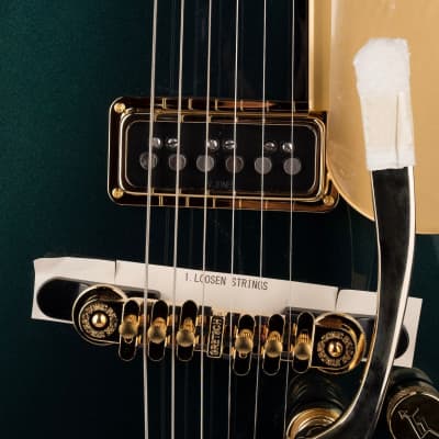 Gretsch G6128T-57 Vintage Select ’57 Duo Jet With Bigsby TV Jones Cadillac Green image 7