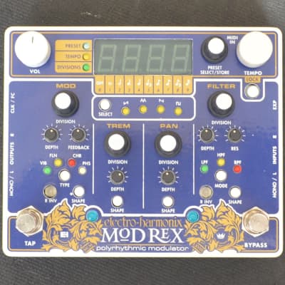 Electro-Harmonix Mod Rex Polyrhythmic Modulator | Reverb