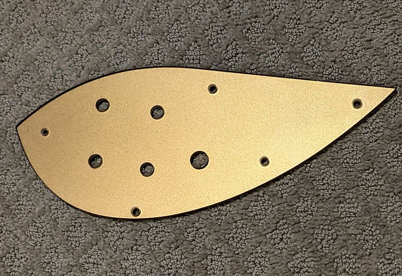 Rickysounds Rickenbacker Single Level 325 Pickguard Gold - | Reverb