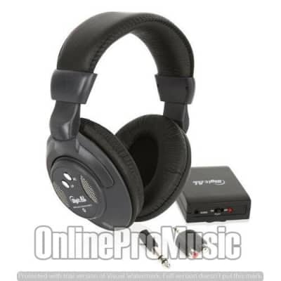 Sentry HO900 Wireless Headphones w Transmitter Black Reverb