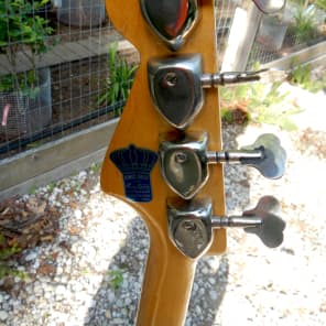 Vintage Hagstrom Futurama bass,1964,Sweden,all original,great thin neck,fast player, great tonality image 7