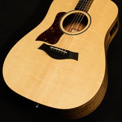 Taylor Big Baby Taylor Solid Walnut Acoustic Guitar, Top Layered Walnut  Back And Sides With Electronics