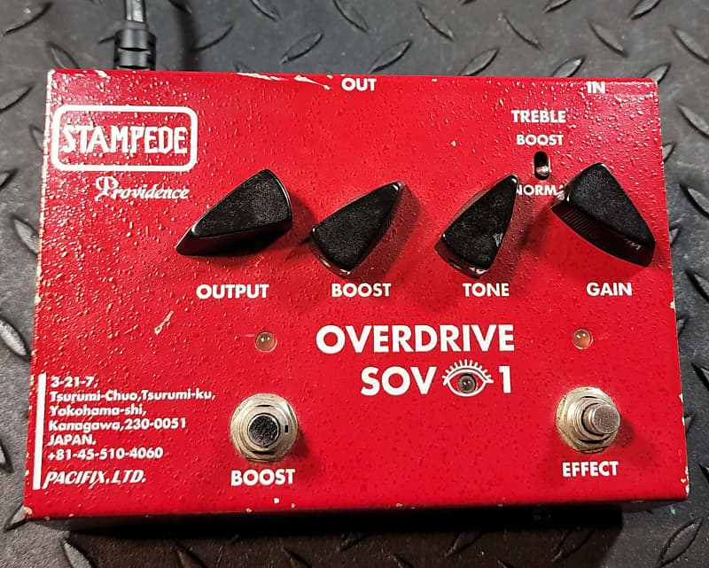 Providence SOV-1 Stampede Overdrive Rare Converted to USA