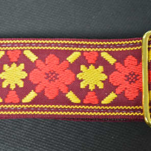 New! Souldier Strap "Tulip" Handmade Guitar Strap Free Shipping image 1