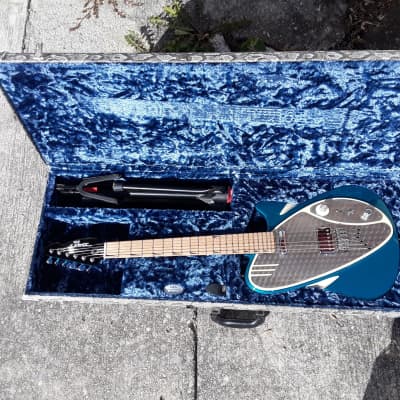 J. Backlund Design JBD-200  blue/ivory w case & stand USA built prototype, Not an Eastwood image 9