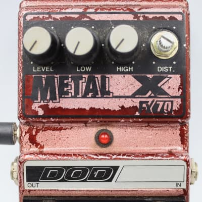 DOD FX70 Metal X Distortion Guitar Effect Pedal 457814 image 3