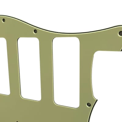 For Fender 3-Ply Stratocaster Strat P90 3 Pickup Guitar Pickguard Scratch Plate, Vintage Green image 2