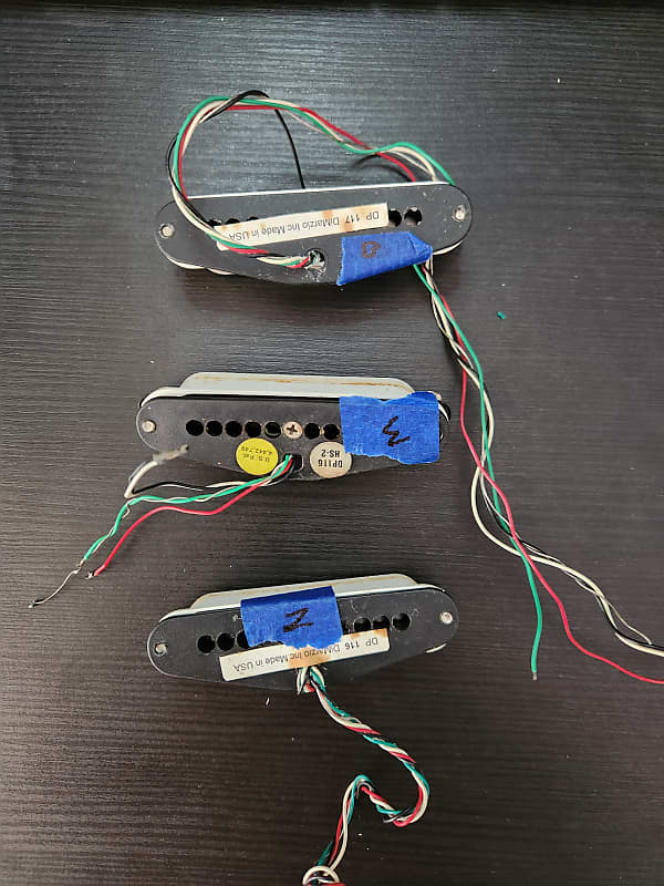 DiMarzio HS-2 Neck & Middle HS-3 Bridge Stratocaster Set