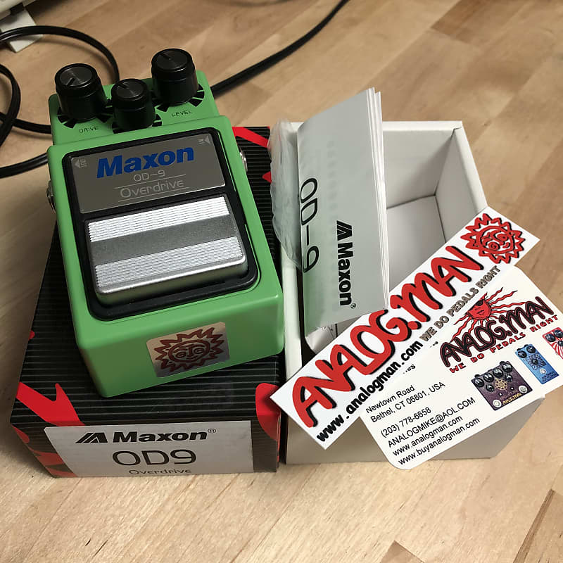 ギター ANALOG.MAN Maxon OD9 Silver MOD ANALOG.MAN Maxon OD9 Silver MOD ギター Analog.man RE-J OD-9 KWS