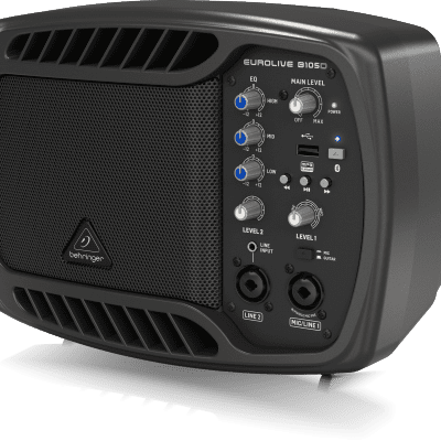 Behringer B105D Ultra-Compact 50 Watt PA/Monitor Speaker with MP3 Player and Bluetooth Audio Streaming - NEW image 3