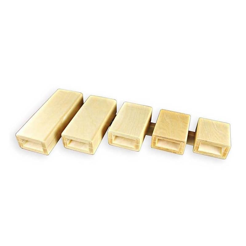 Blocks Percussion Temple Blocks - Set of 5 - Open End | Reverb