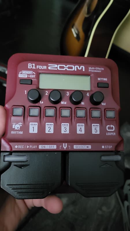 Zoom B1 Four 2019 - 2021 - Red | Reverb