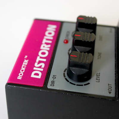 Vintage Rocktek Distortion  DIR-01 1990s Black/Pink image 5