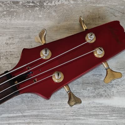 1983 Aria Pro II Japan SB Elite-II Electric Bass (Deep Red Metallic) image 9