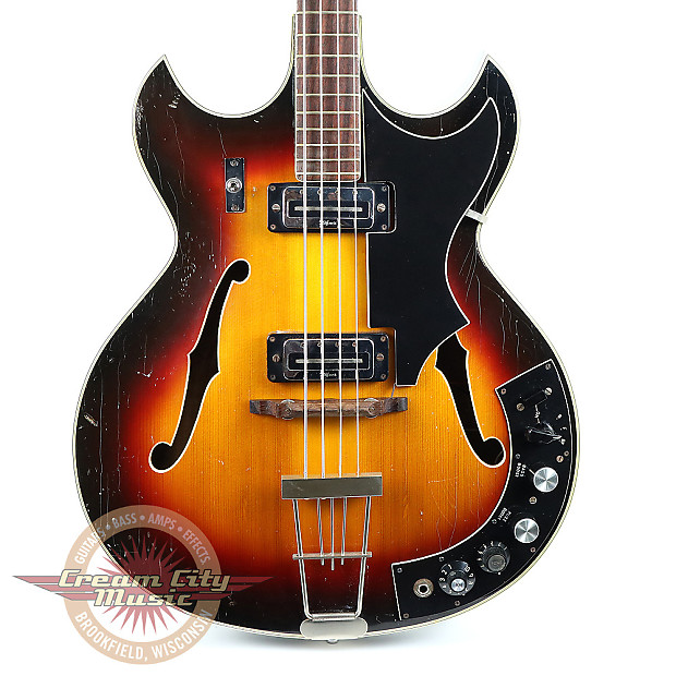 Vintage 1967 Hofner Model 500/8BZ Electric Bass Guitar | Reverb