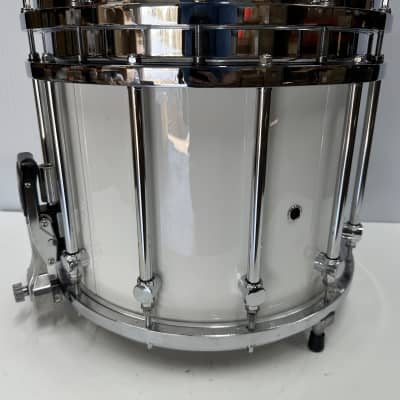 Yamaha Marching Snare Drum MS-9314CHW - White image 3
