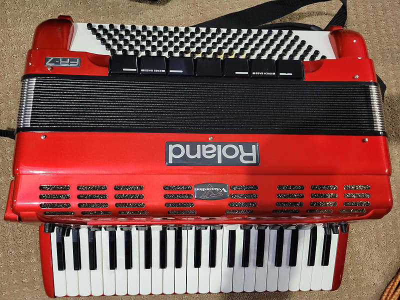 Roland FR-7 V-Accordion Red | Reverb