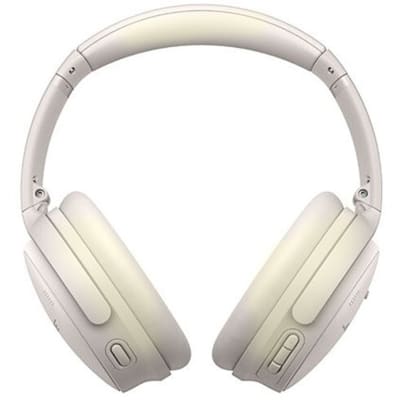 Bose QuietComfort 45 Noise-Canceling Wireless Over-Ear Headphones (White Smoke) + Bose Soundlink Micro Bluetooth Speaker (Smoke White) image 4
