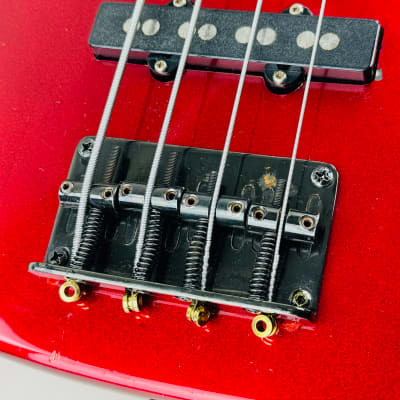 Schecter Genesis Bass, "Man, the Nut Was Just Gone," 1985 - Metallic Candy Red image 9