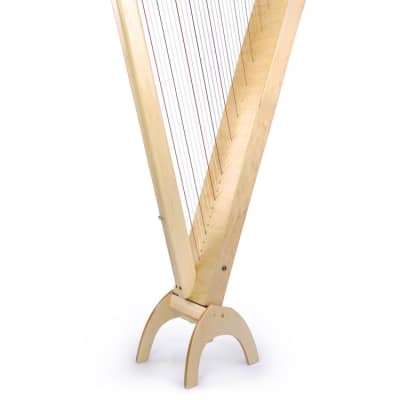 Rees Harps Grand Harpsicle Harp - 33 strings, fully levered, Pro Electric Pickup System, wound nylon and metal bass strings, Natural Maple Finish image 1